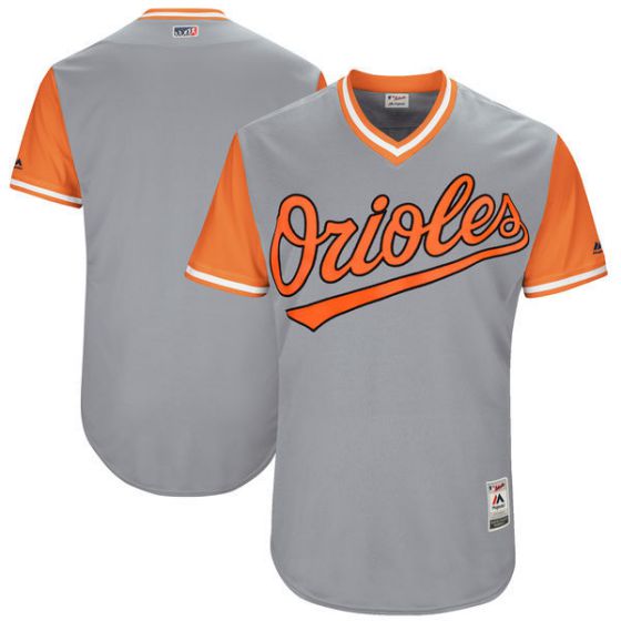 Men Baltimore Orioles Blank Grey New Rush Limited MLB Jerseys->kansas city royals->MLB Jersey